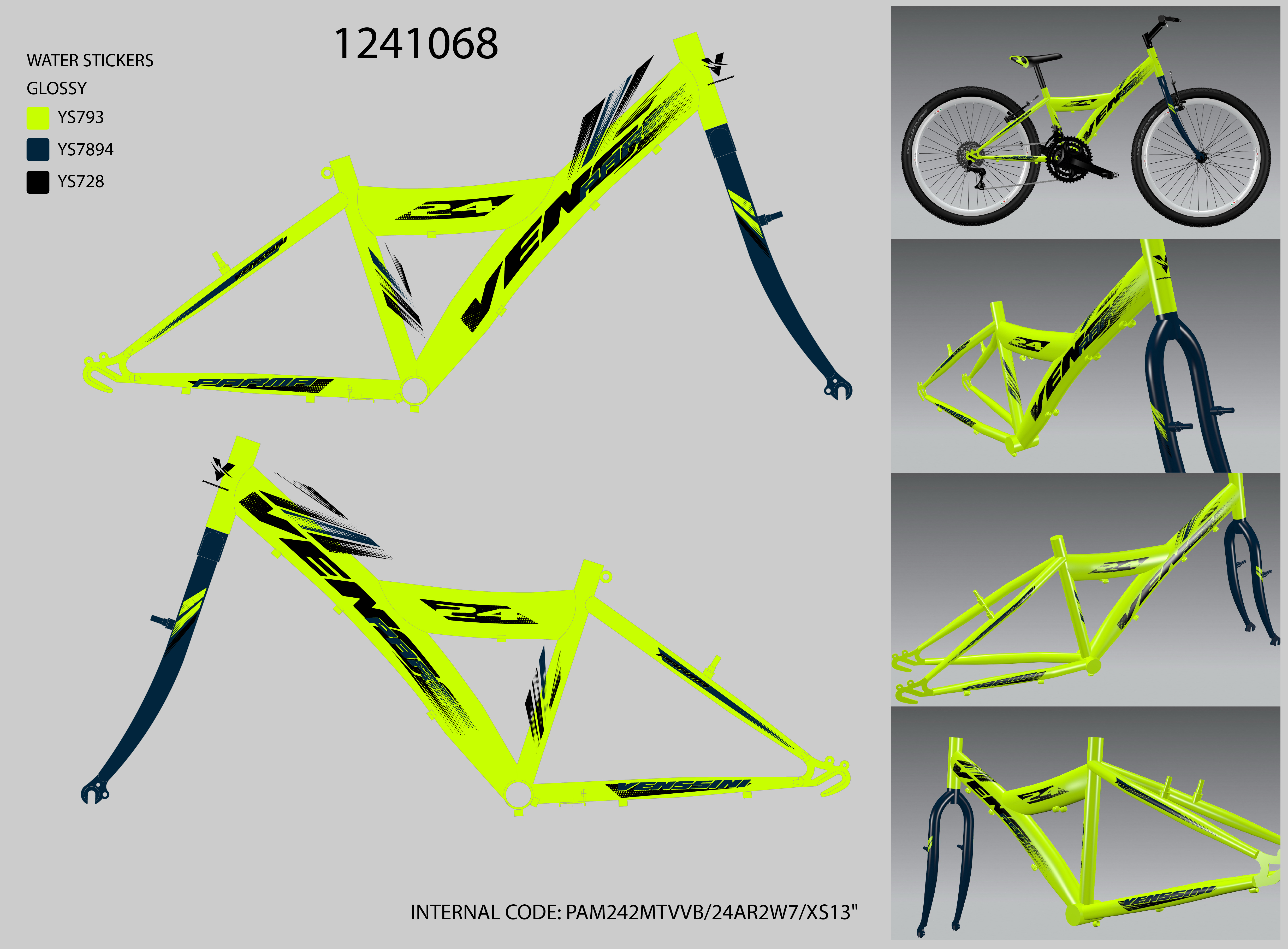 PAM242MTVVB/24AR2W7/XS13" F.RAM KINA ZA  VENSSINI PARMA